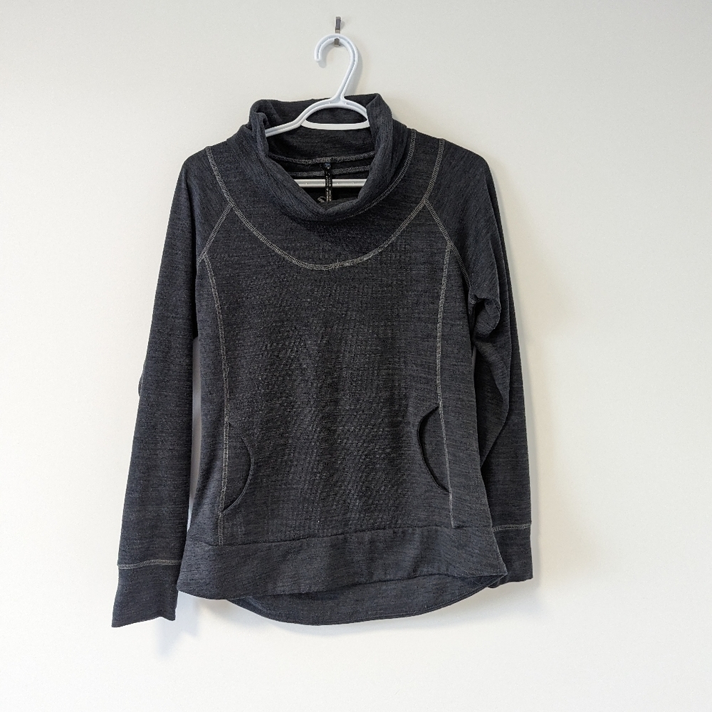 Kühl Women's Lea Pullover Athletic Sweatshirt Sz Medium Heathered Gray Gorpcore